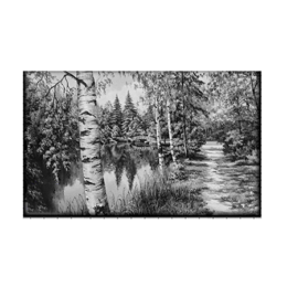 Пейзаж на обратной стороне памятника 31