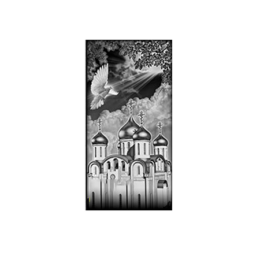 Пейзаж на обратной стороне памятника 45